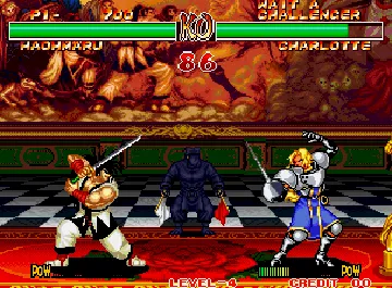 Samurai Shodown II / Shin Samurai Spirits - Haohmaru jigokuhen screen shot game playing